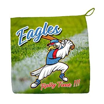 Rally Towel Microfiber with Finger Loop - 11 x 11 in - product view 2