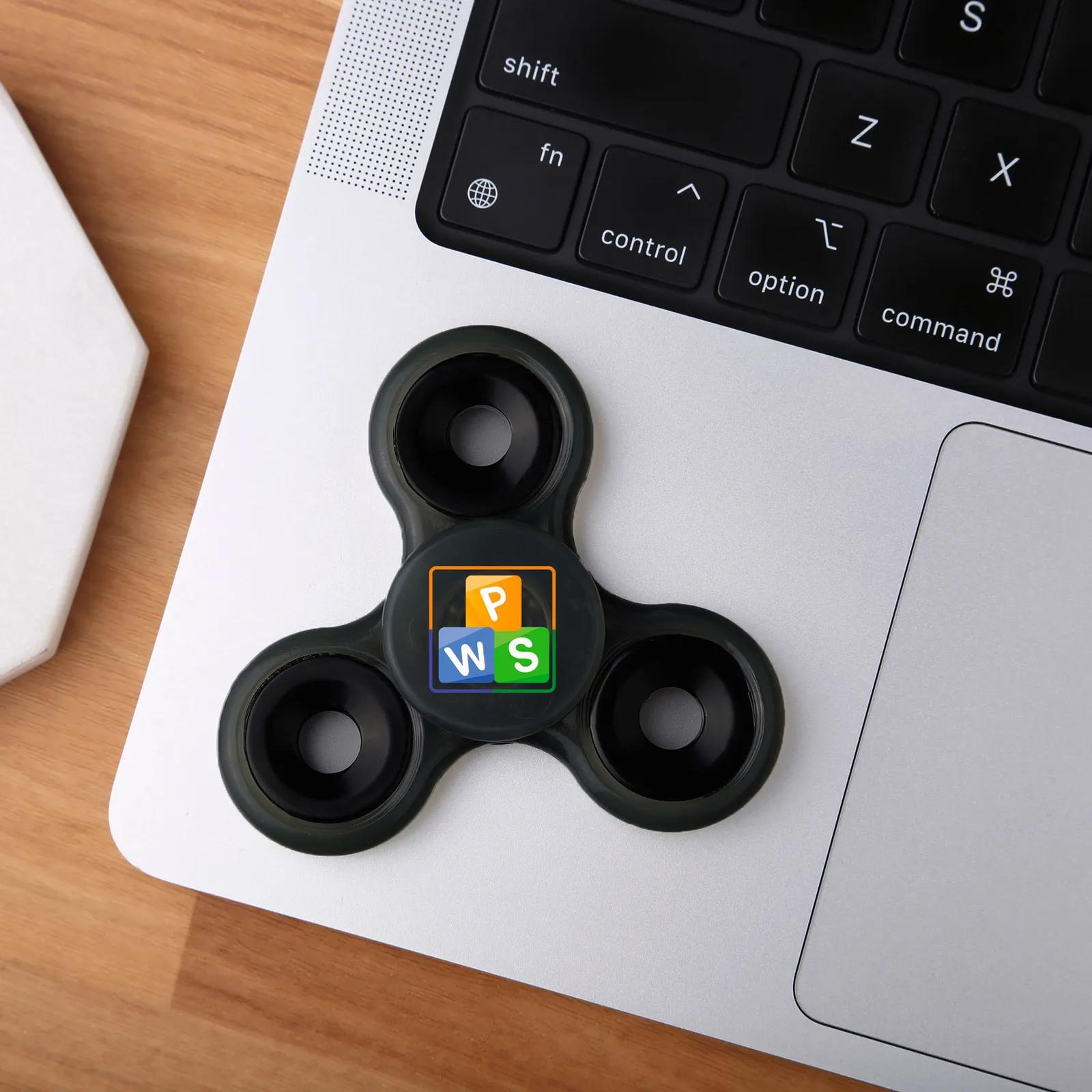 Fidget Spinner Safety Design with Large Imprint - 3 in - product view 2