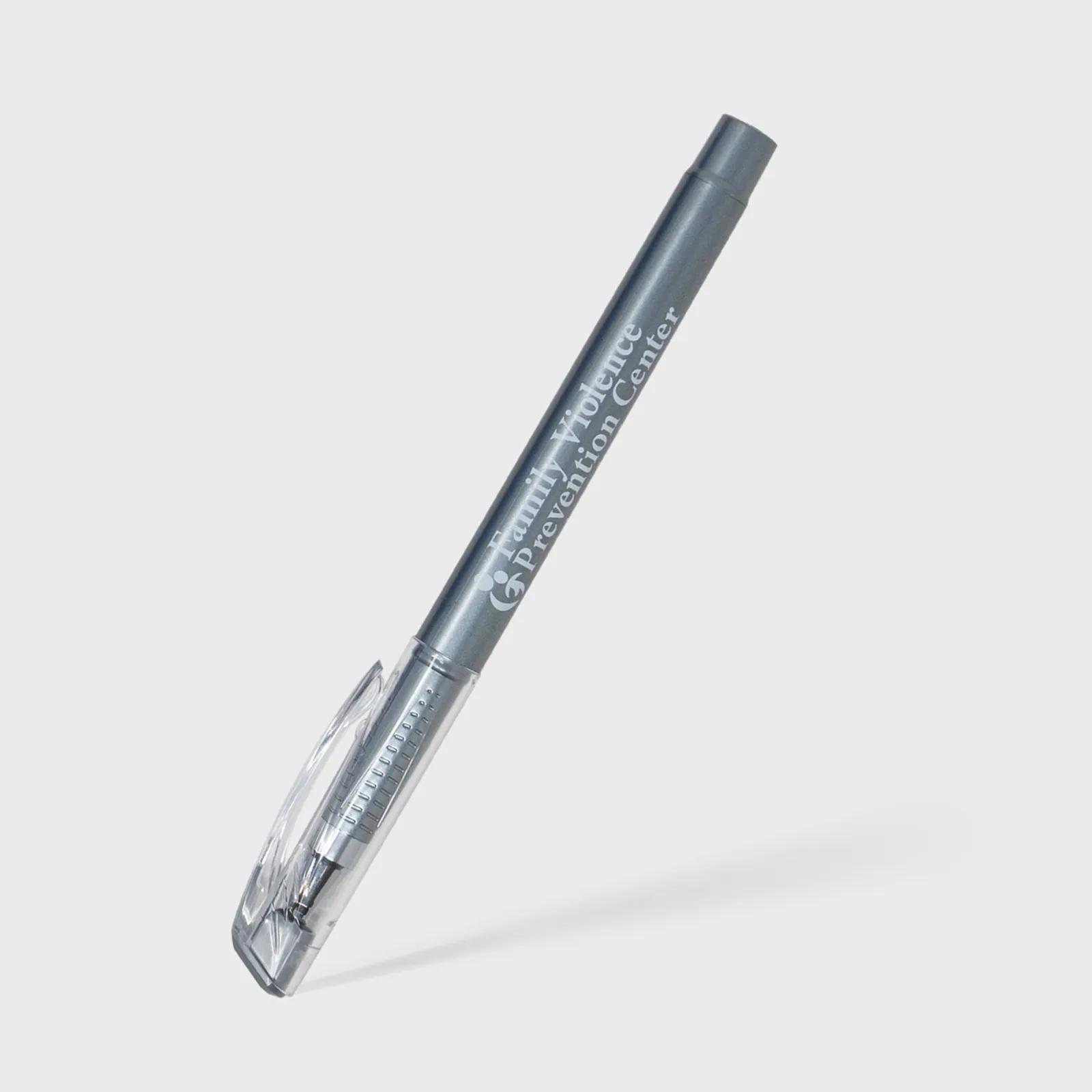 Gel Pen Wide Body with Metallic Finish and Sculpted Grip - product view 5