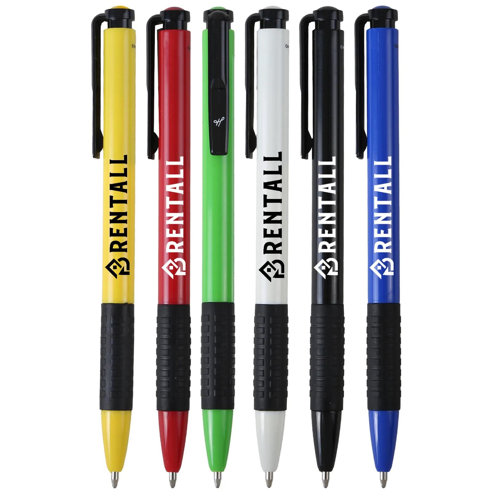 Pen with Vibrant Colors and Black Grip - product view 2