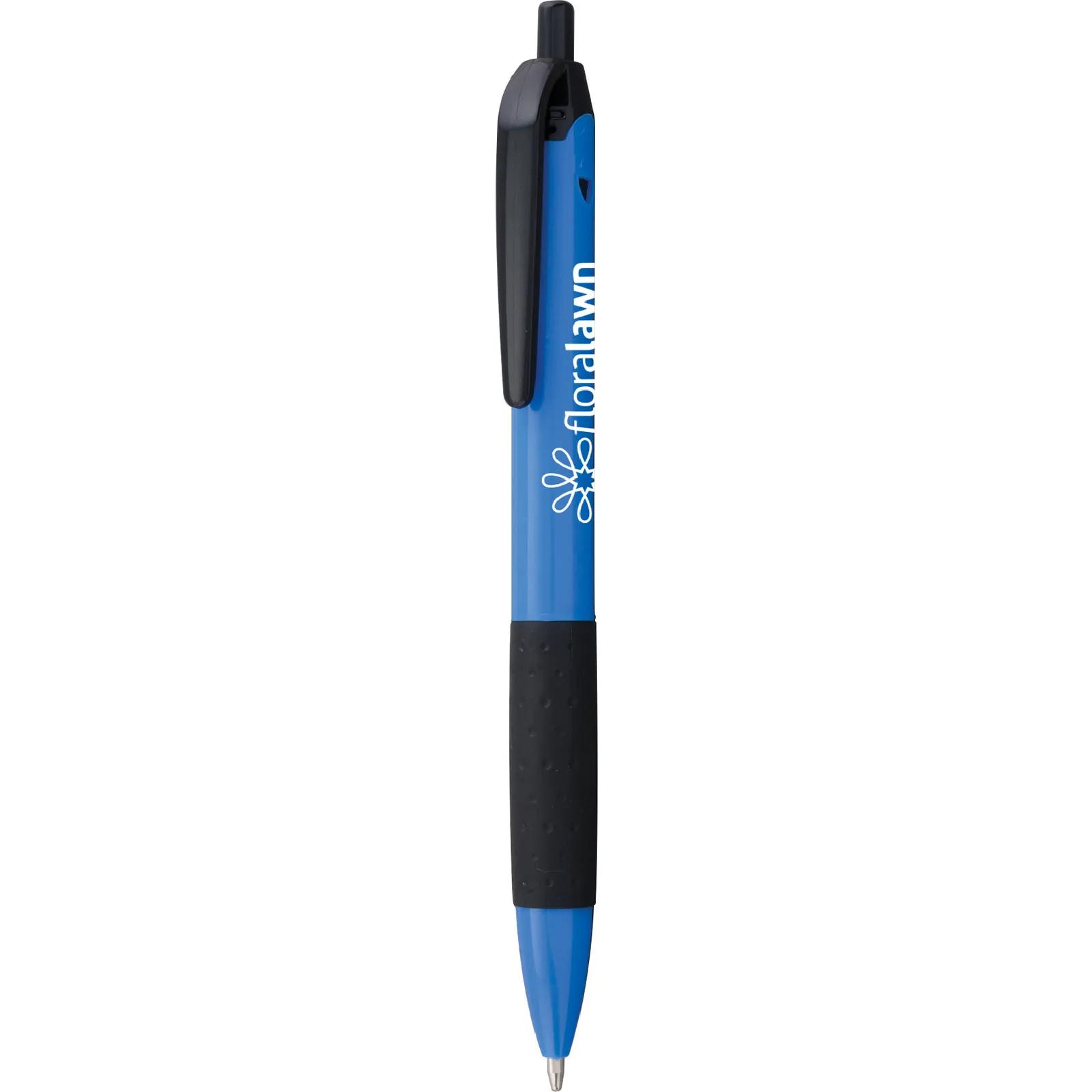 Pen Retractable with Comfort Grip Spring Colors - product view 5