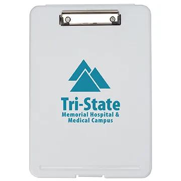 Storage Clipboard with Secure Cover Metal Clip - 9 x 12 in - product view 4