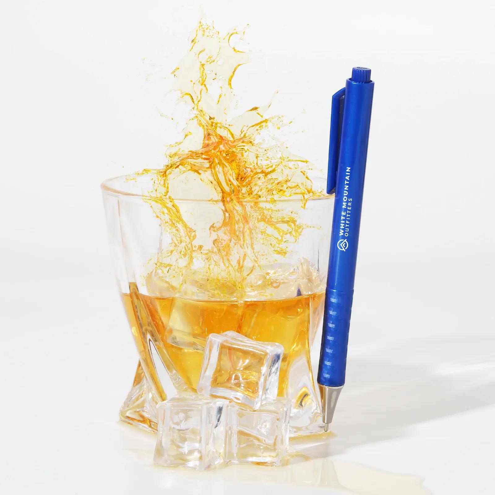 Pen Holographic Grip Glossy Barrel Chrome Nose Cone - product view 2