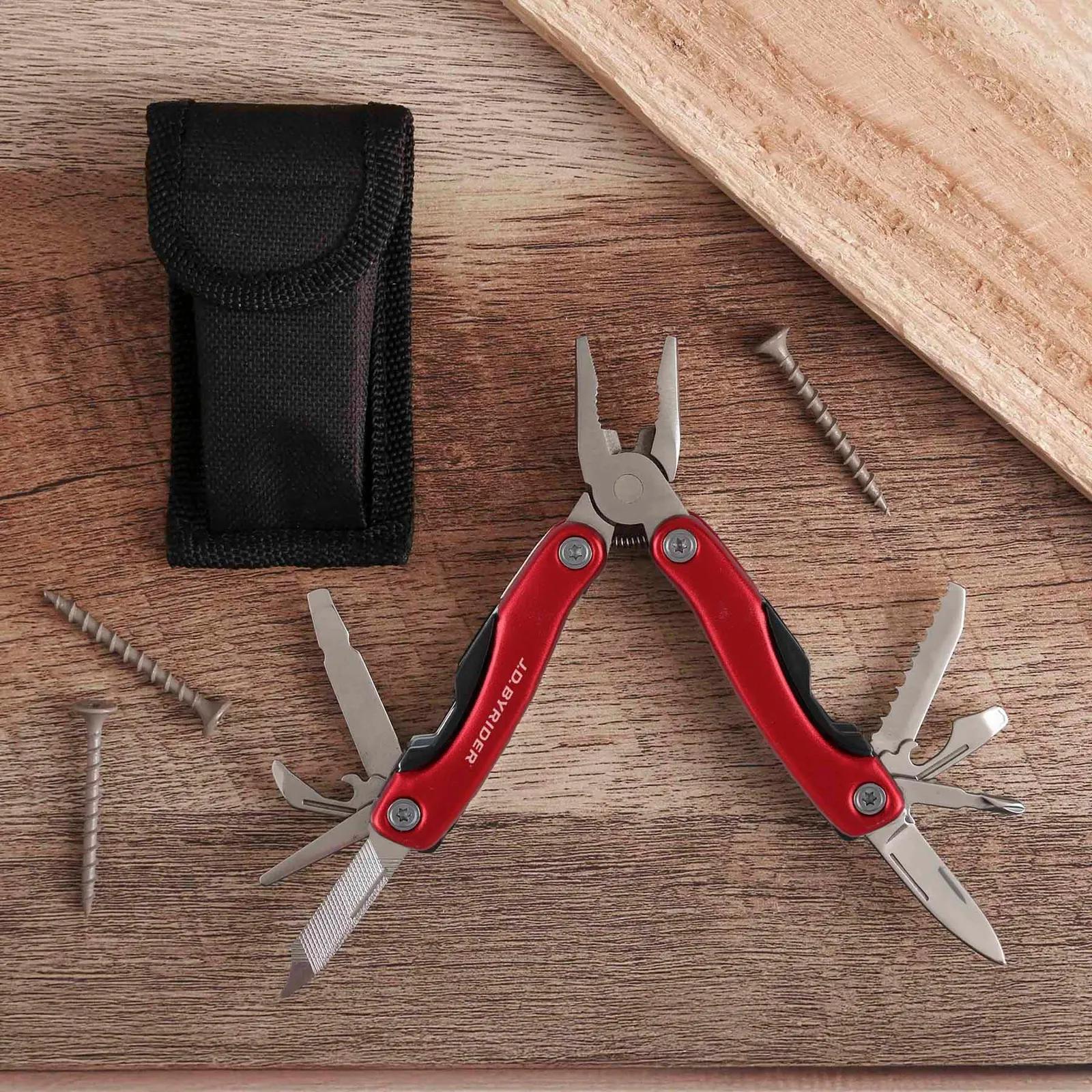 Multi-Tool with Case 10 Functions Including Pliers
