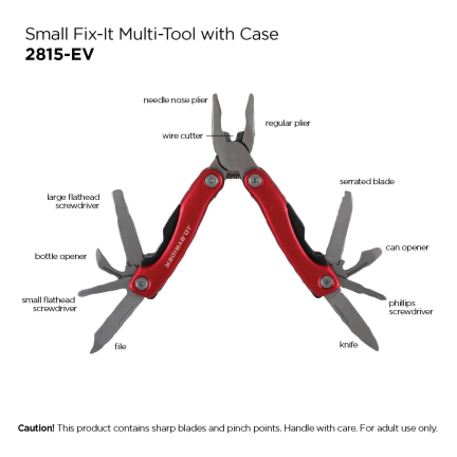 Multi-Tool with Case 10 Functions Including Pliers - product view 2