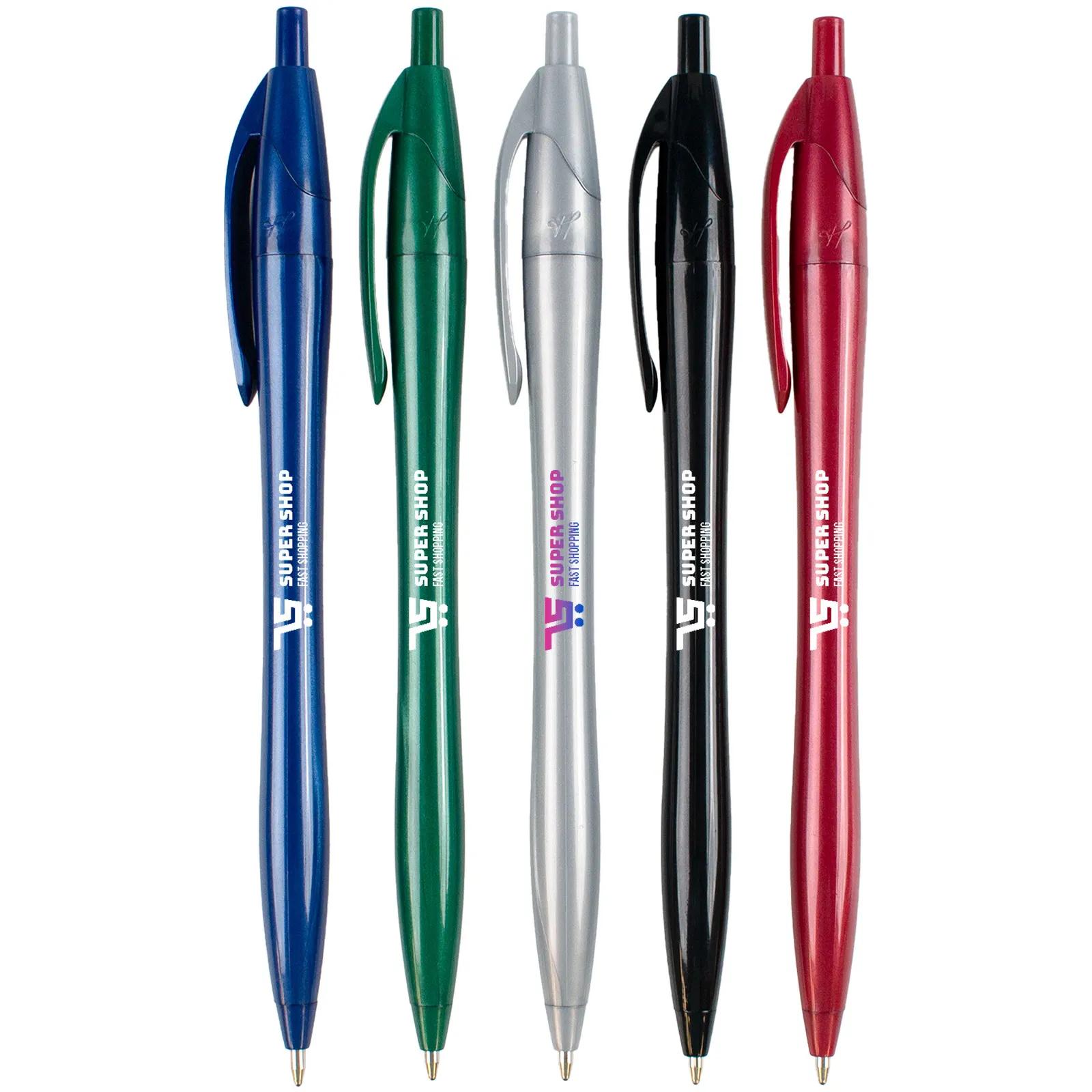 Pen Recycled ABS Corporate Glossy Barrel - 5.75 in - product view 2