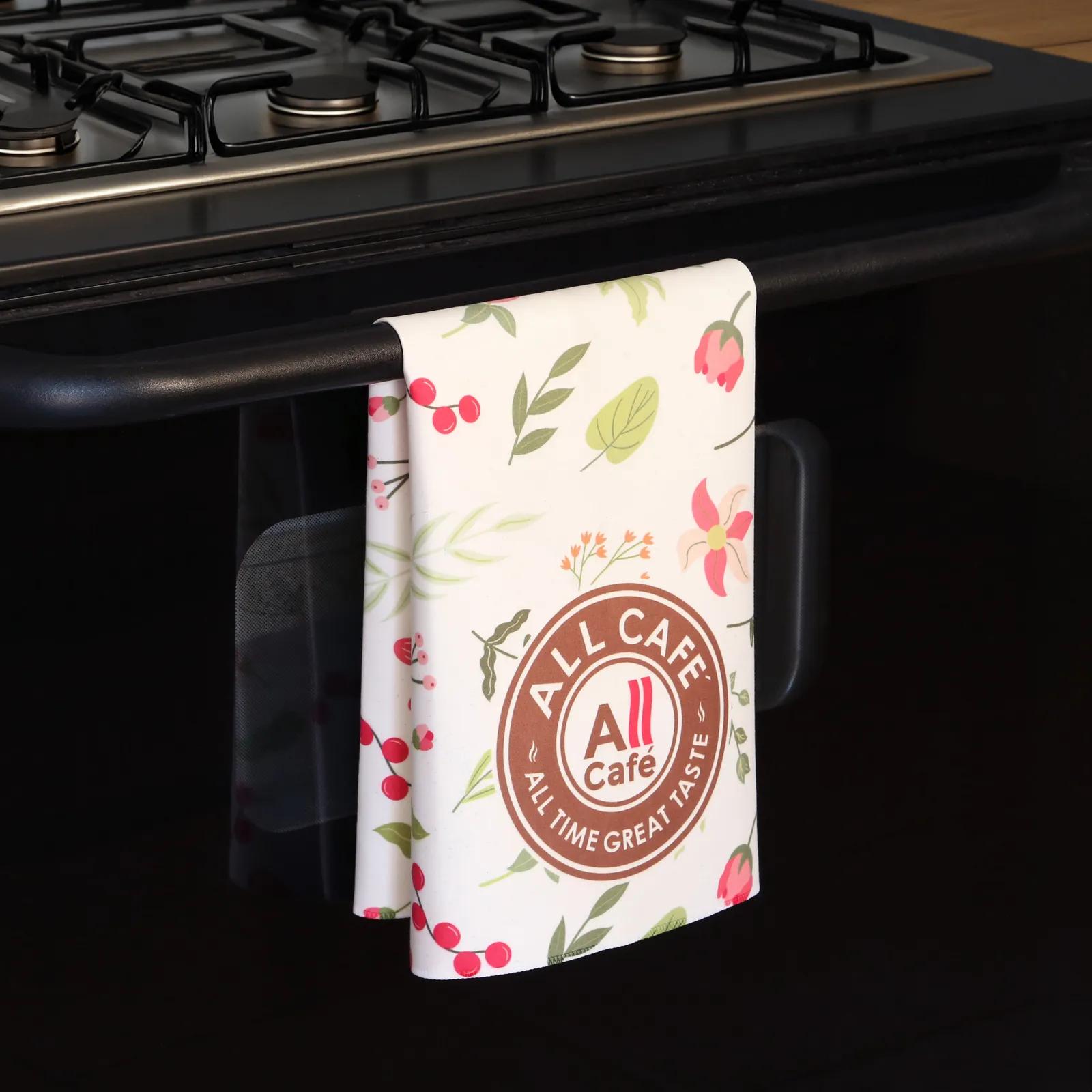 Tea Towel Recycled PET Sublimated Kitchen - 26 x 16 in - product view 3