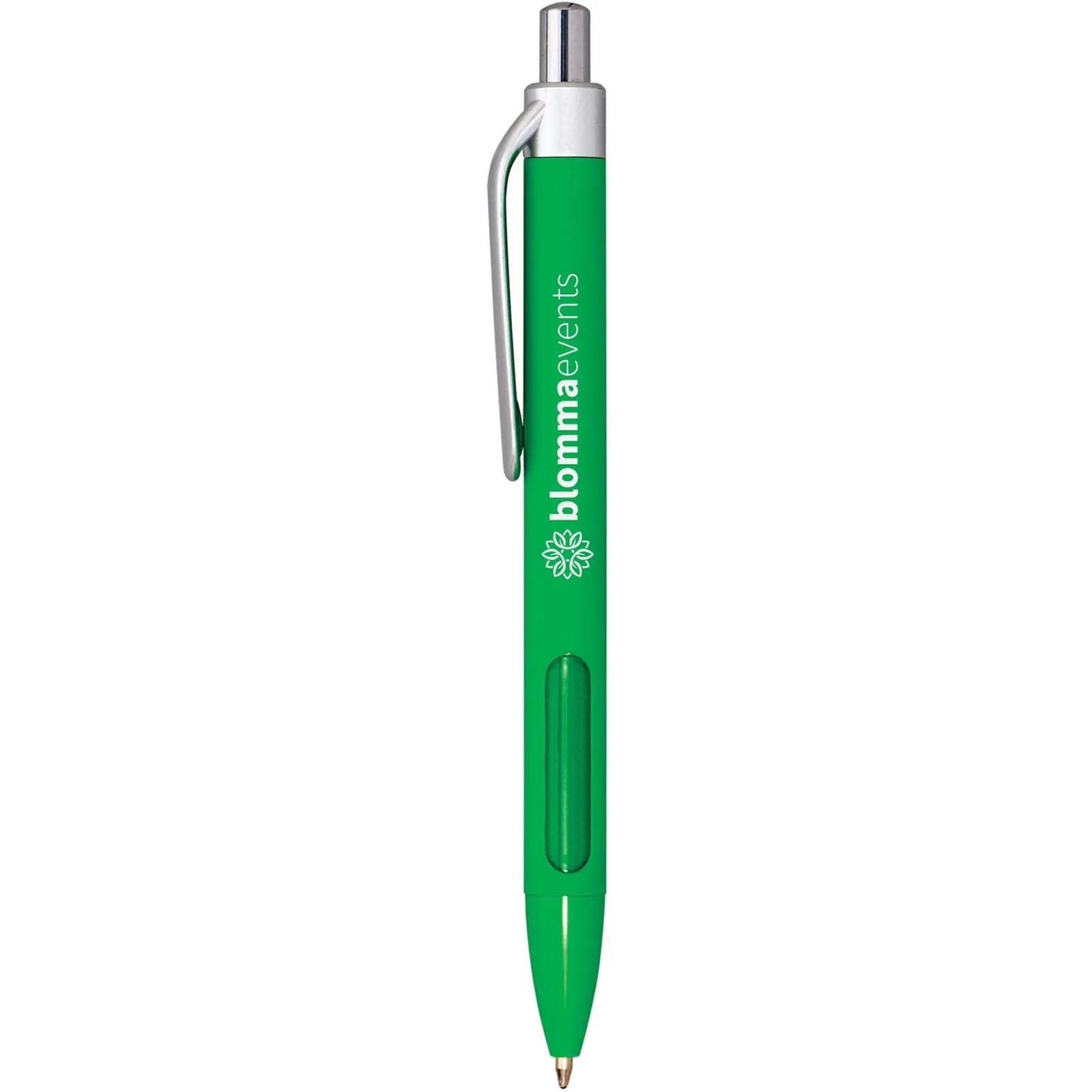 Pen Jumbo Soft-Touch Silver Clip Comfort - 5.5 in - product view 3