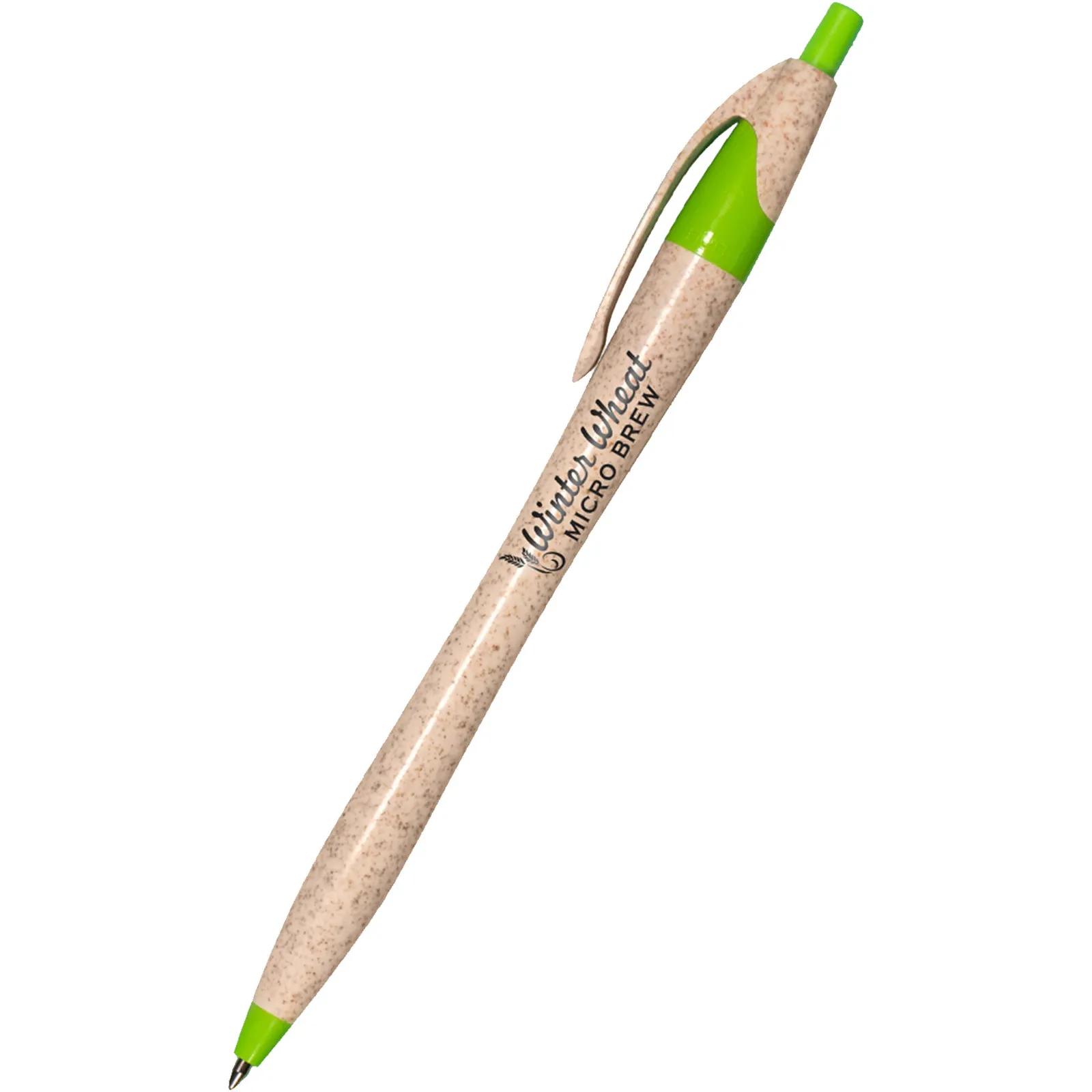 Eco Pen Made from Wheat Straw with Black Ink - product view 5