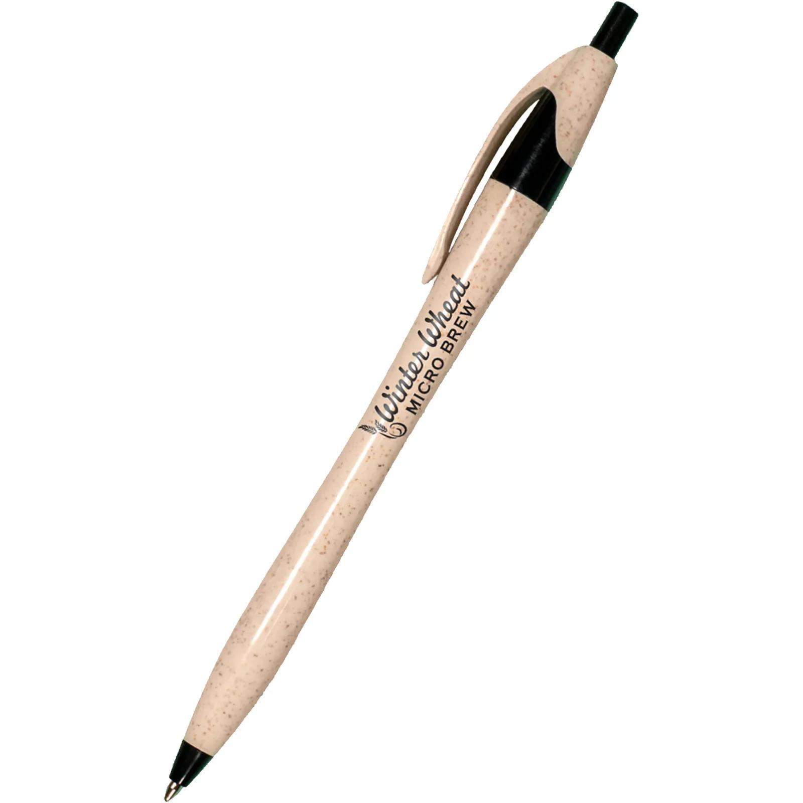Eco Pen Made from Wheat Straw with Black Ink - product view 6