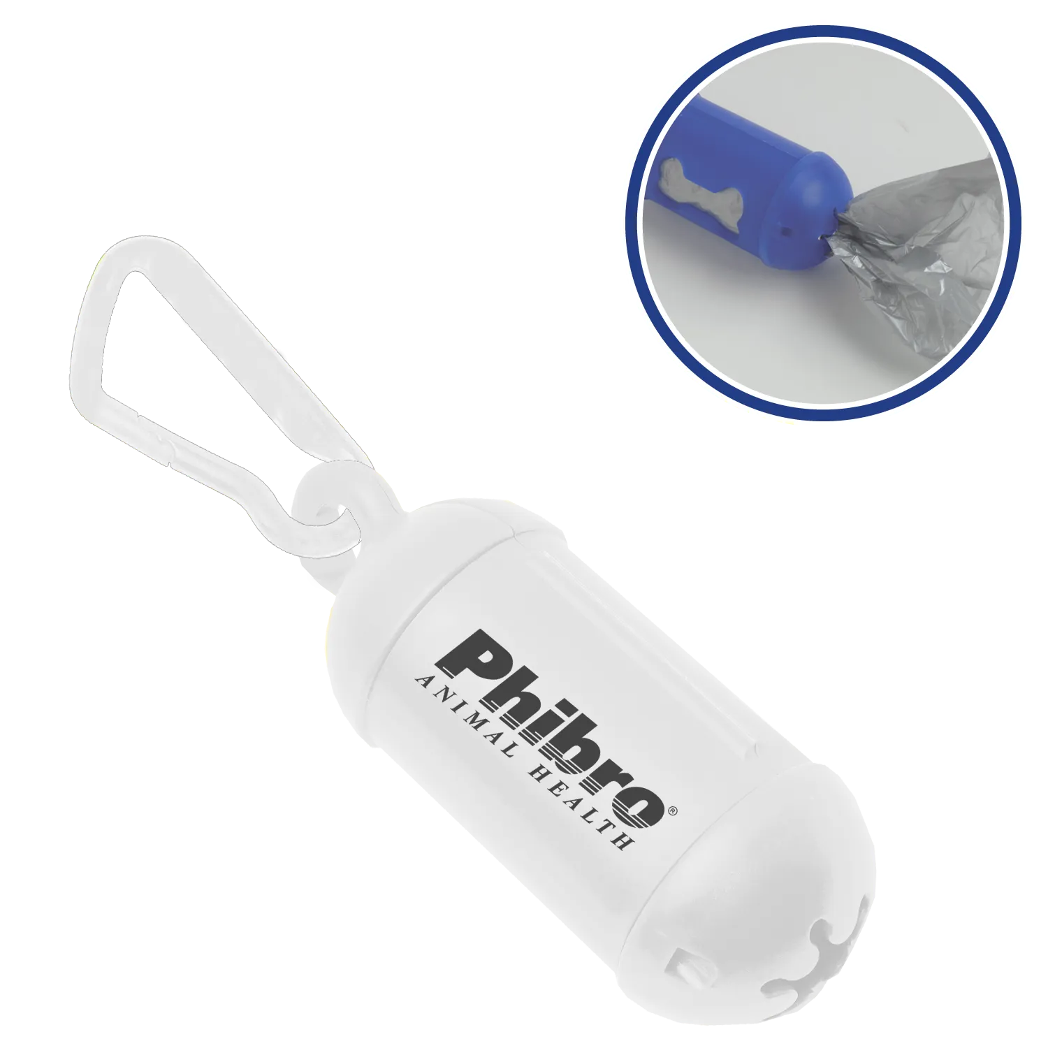 Dog Waste Bag Dispenser with Carabiner - 4.5 in - product view 10