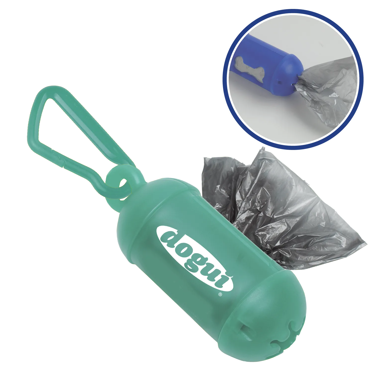 Dog Waste Bag Dispenser with Carabiner - 4.5 in - product view 11