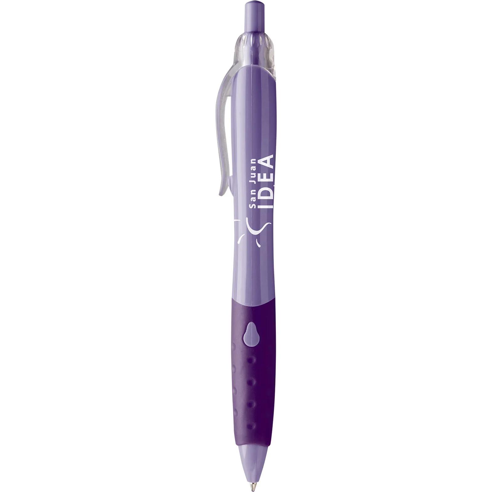 Pen with Comfort Grip Hourglass Design - 5.6 in - product view 2
