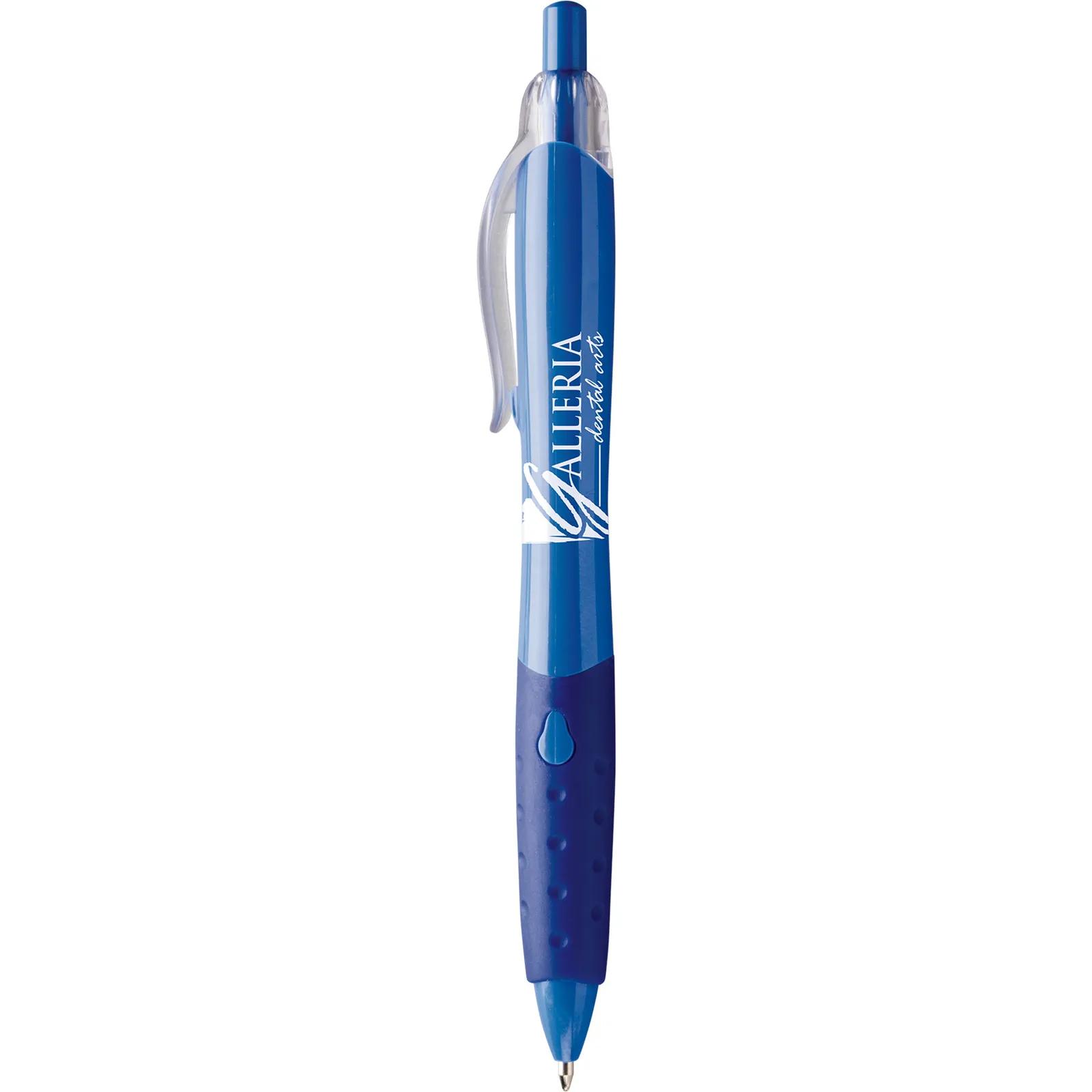 Pen with Comfort Grip Hourglass Design - 5.6 in - product view 3