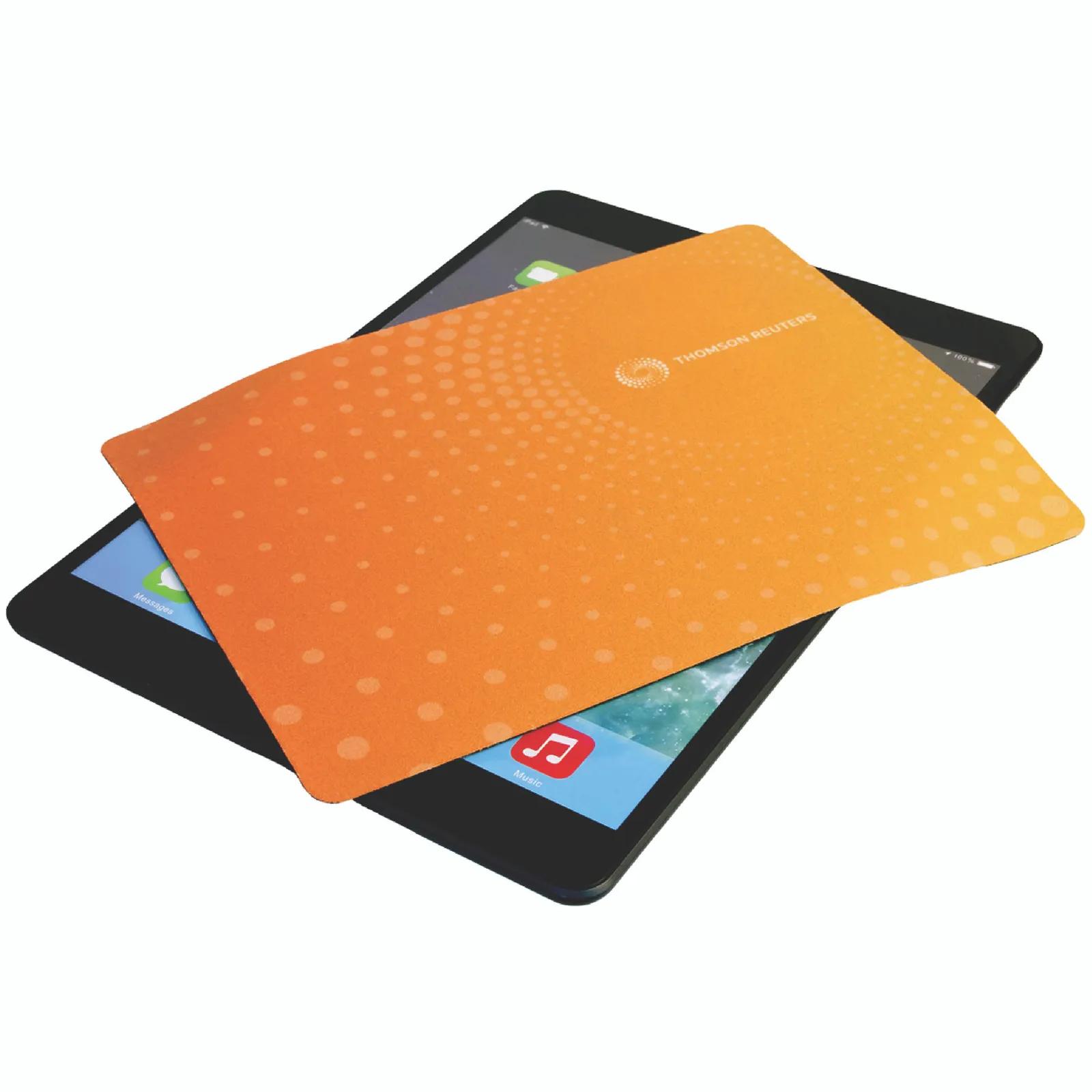Small Microfiber Mouse Pad with Cleaning Cloth - 8.4 x 6.4 in