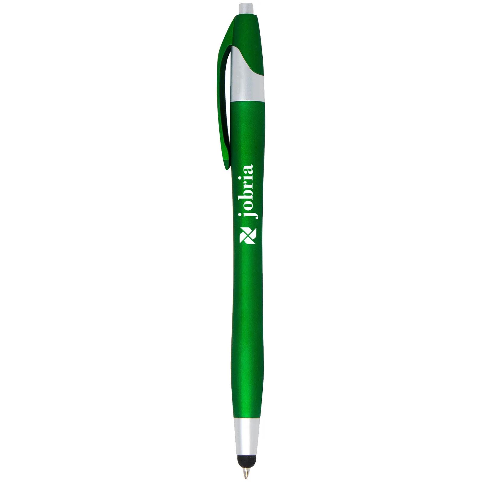Soft Touch Stylus Pen with Metallic Finish - 5.75 in - product view 5