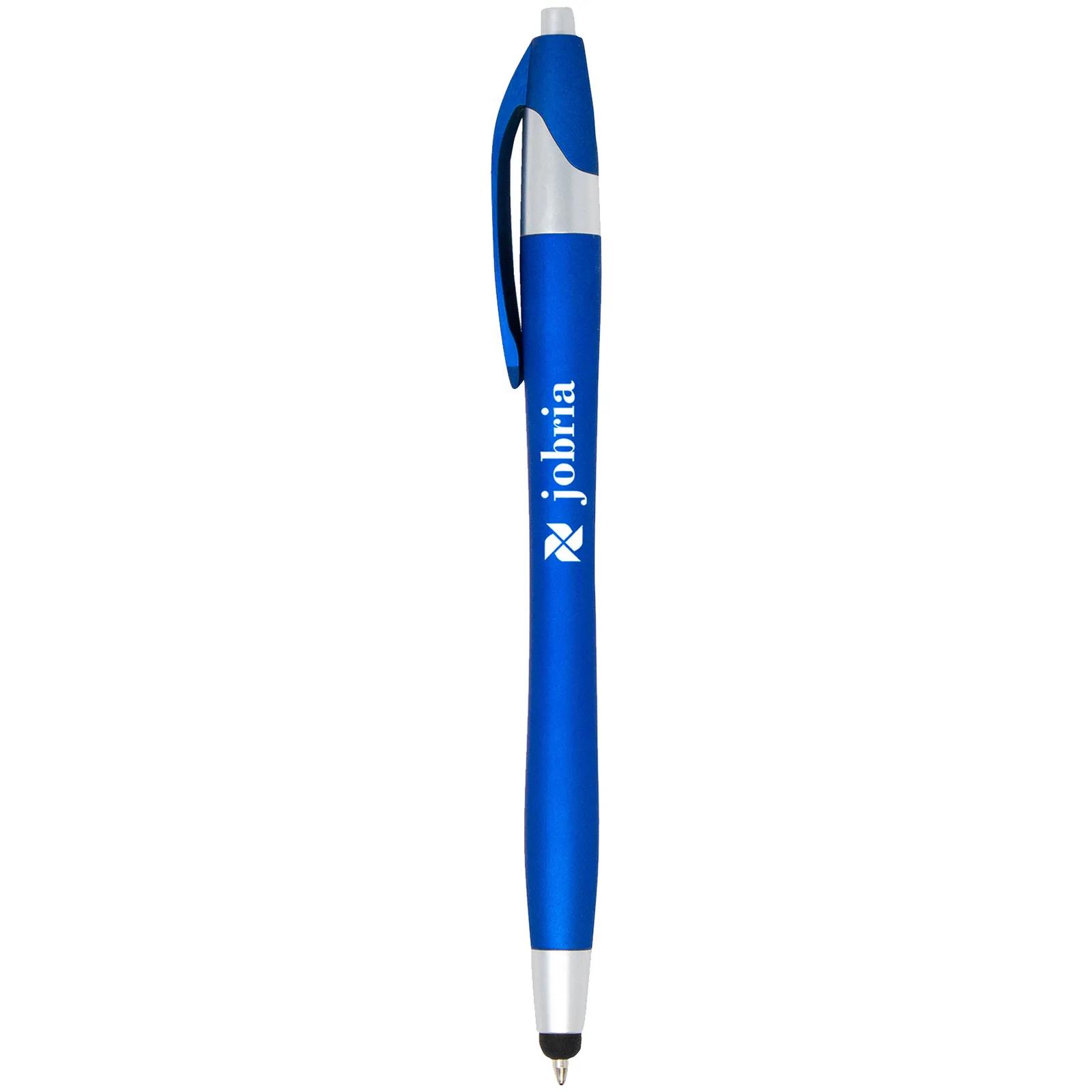 Soft Touch Stylus Pen with Metallic Finish - 5.75 in - product view 6