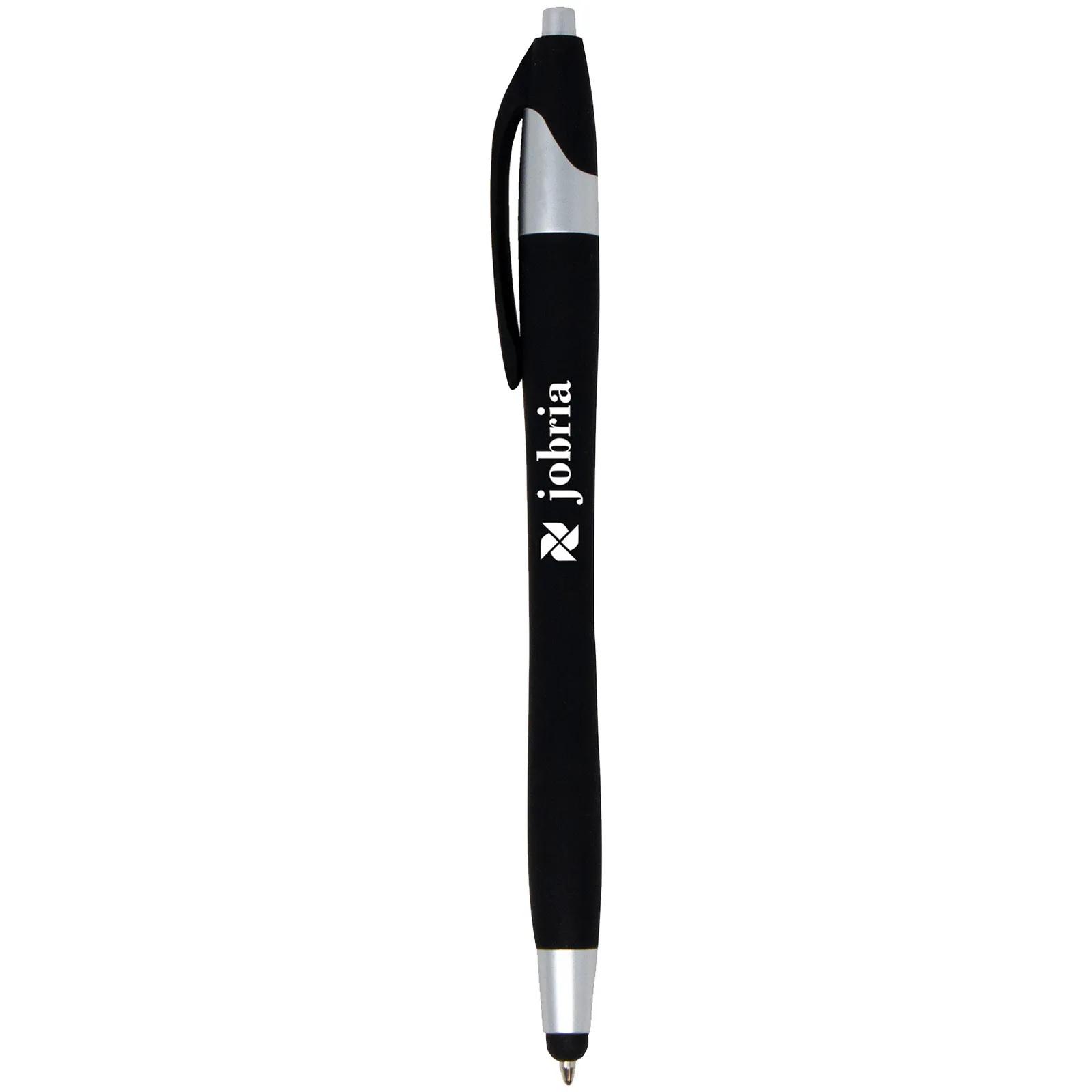 Soft Touch Stylus Pen with Metallic Finish - 5.75 in - product view 7