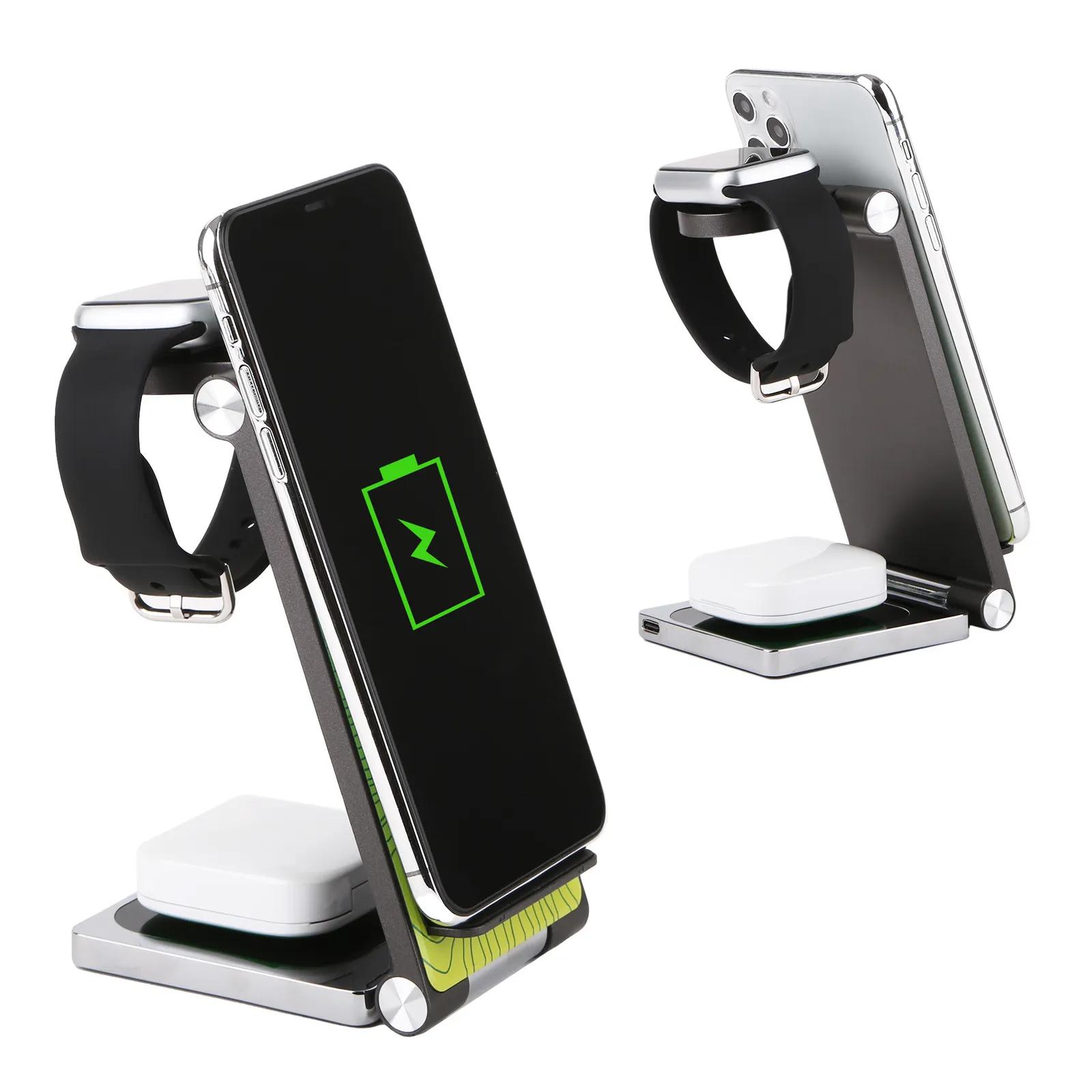 Wireless Charger 3-in-1 Foldable Stand - 5.75 in - product view 2
