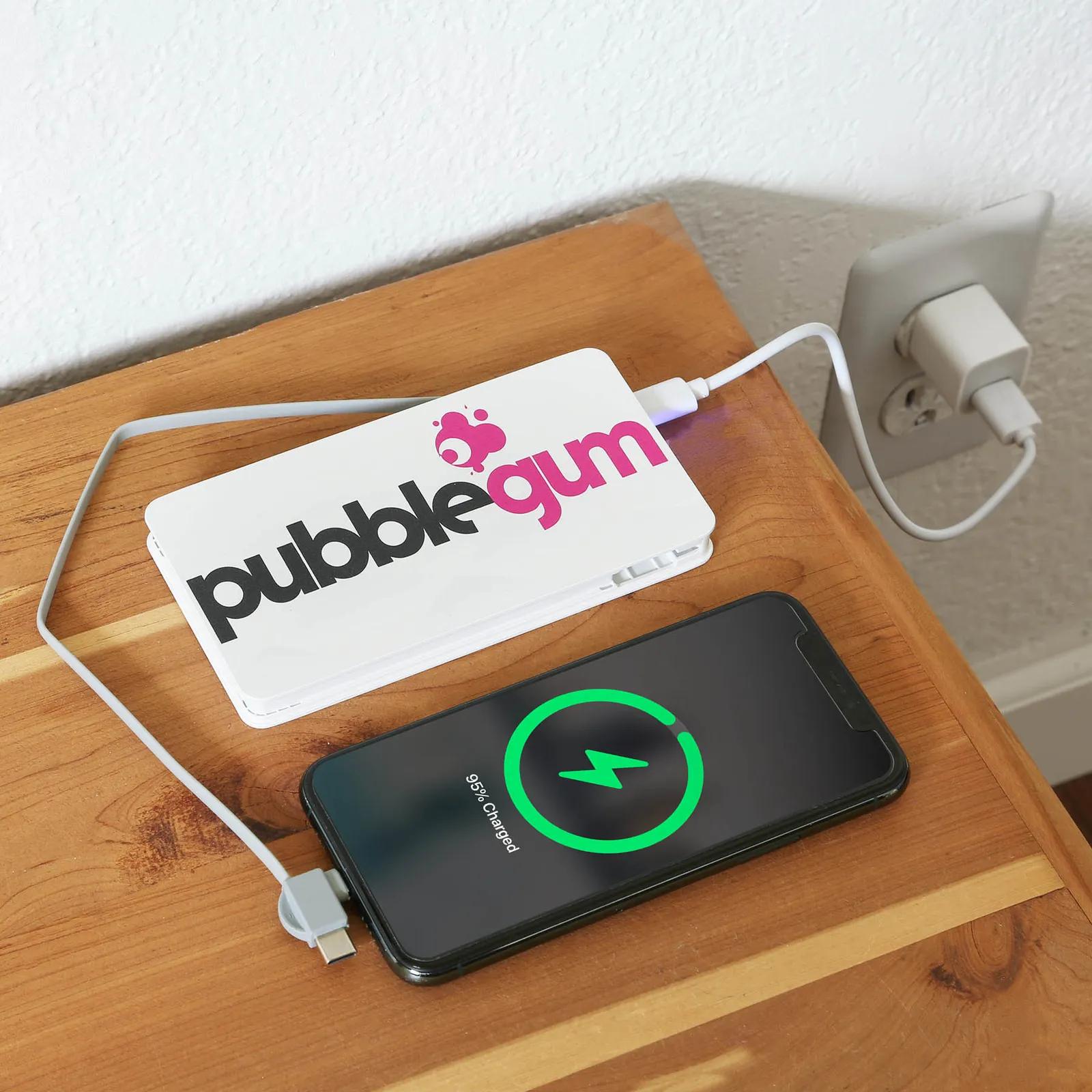 Power Bank Wireless Charging with Cable - 5000 mAh - product view 4