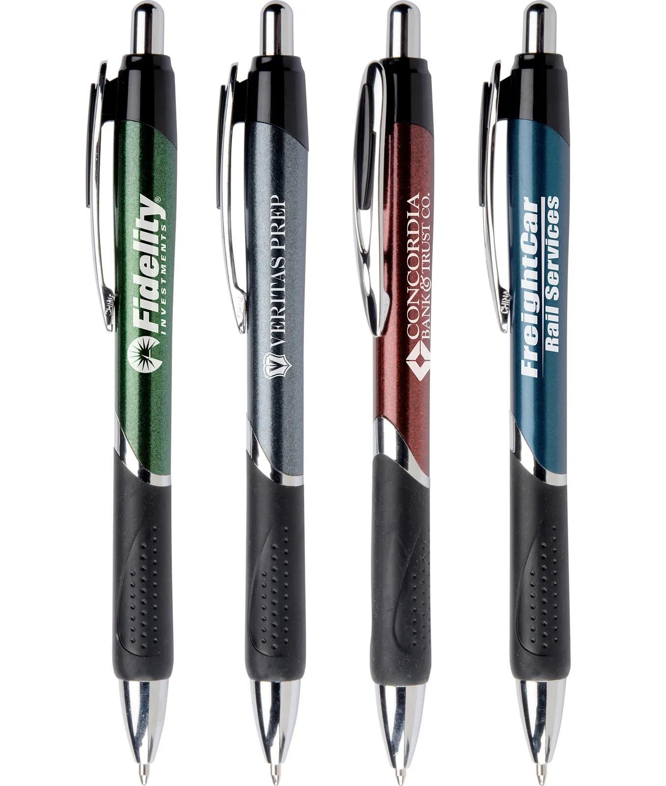 Ballpoint Pen Metallic with Textured Grip - 5.5 in