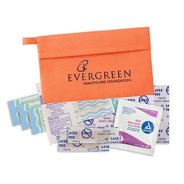 First Aid Kit Non-Woven Polypropylene Pouch - 5 x 3 in - product view 3