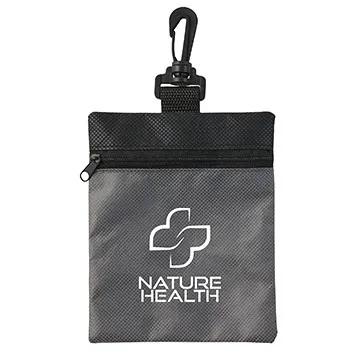 First Aid Kit RPET Recycled Material with Clip - 6 x 4 3/4 in - product view 8