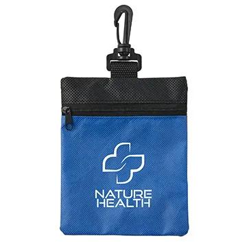 First Aid Kit RPET Recycled Material with Clip - 6 x 4 3/4 in - product view 9