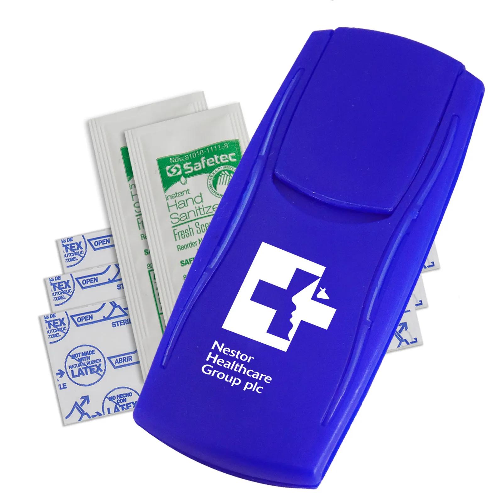 First Aid Kit with Hand Sanitizer Packets - 4 1/2 x 2 in - product view 7