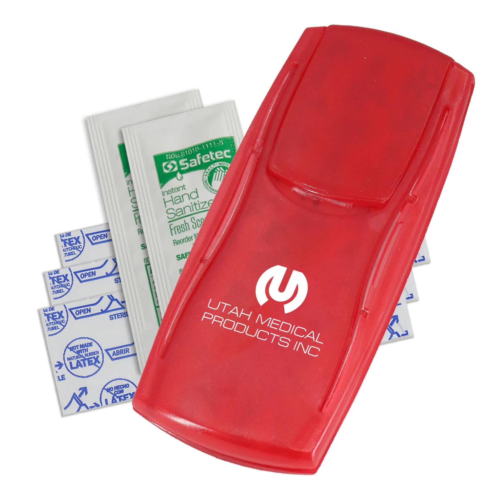 First Aid Kit with Hand Sanitizer Packets - 4 1/2 x 2 in - product view 11