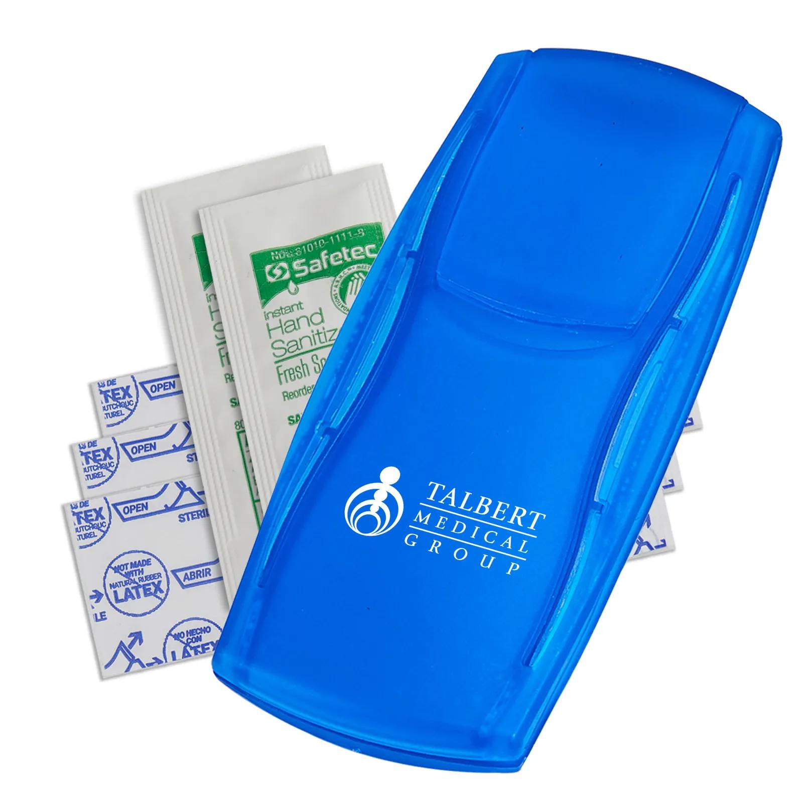 First Aid Kit with Hand Sanitizer Packets - 4 1/2 x 2 in - product view 12