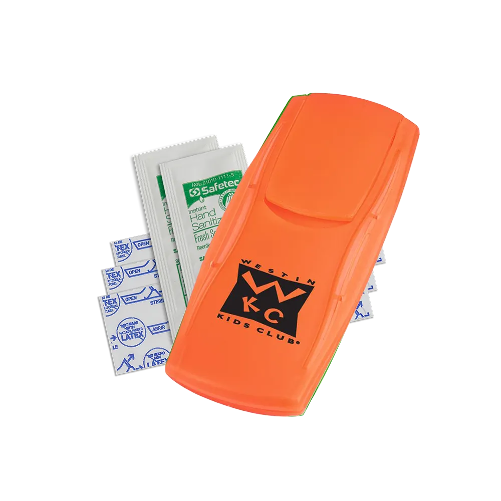 First Aid Kit with Hand Sanitizer Packets - 4 1/2 x 2 in - product view 19
