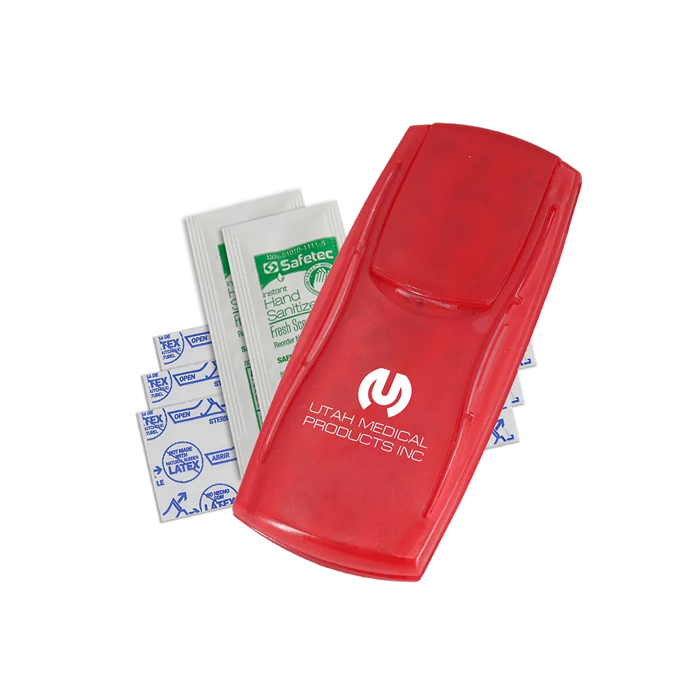 First Aid Kit with Hand Sanitizer Packets - 4 1/2 x 2 in - product view 20