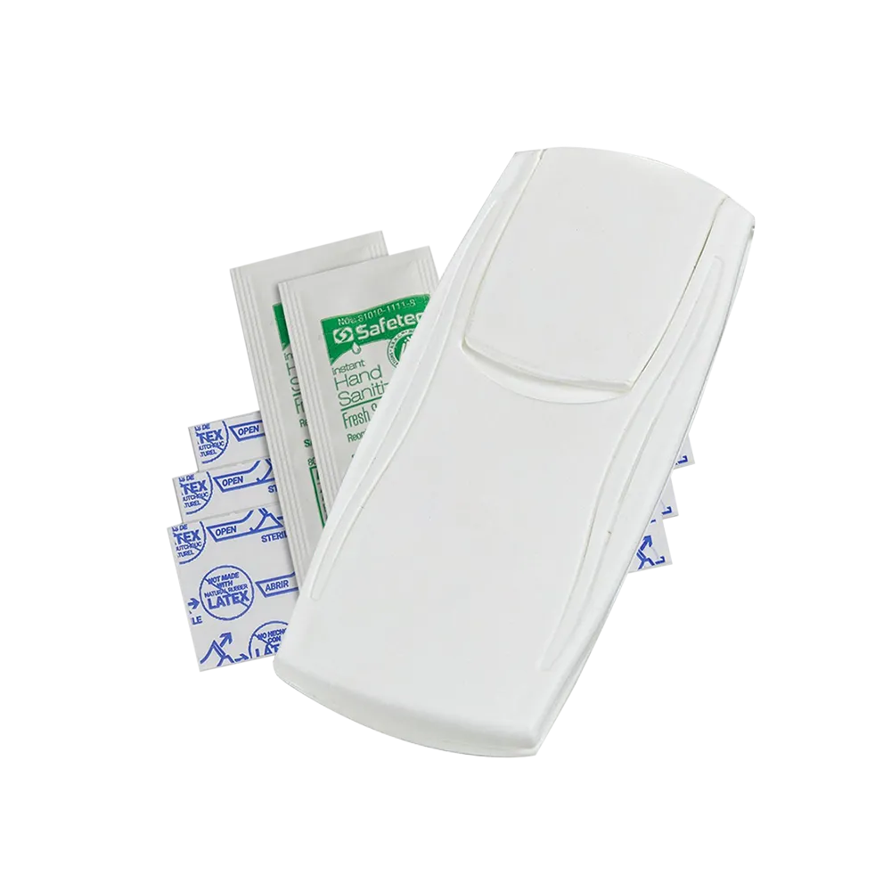 First Aid Kit with Hand Sanitizer Packets - 4 1/2 x 2 in - product view 24