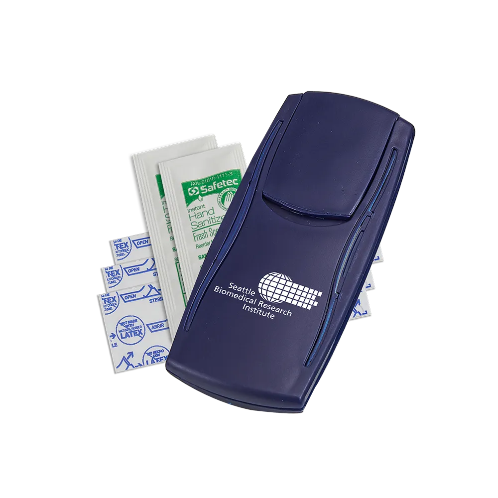 First Aid Kit with Hand Sanitizer Packets - 4 1/2 x 2 in - product view 32