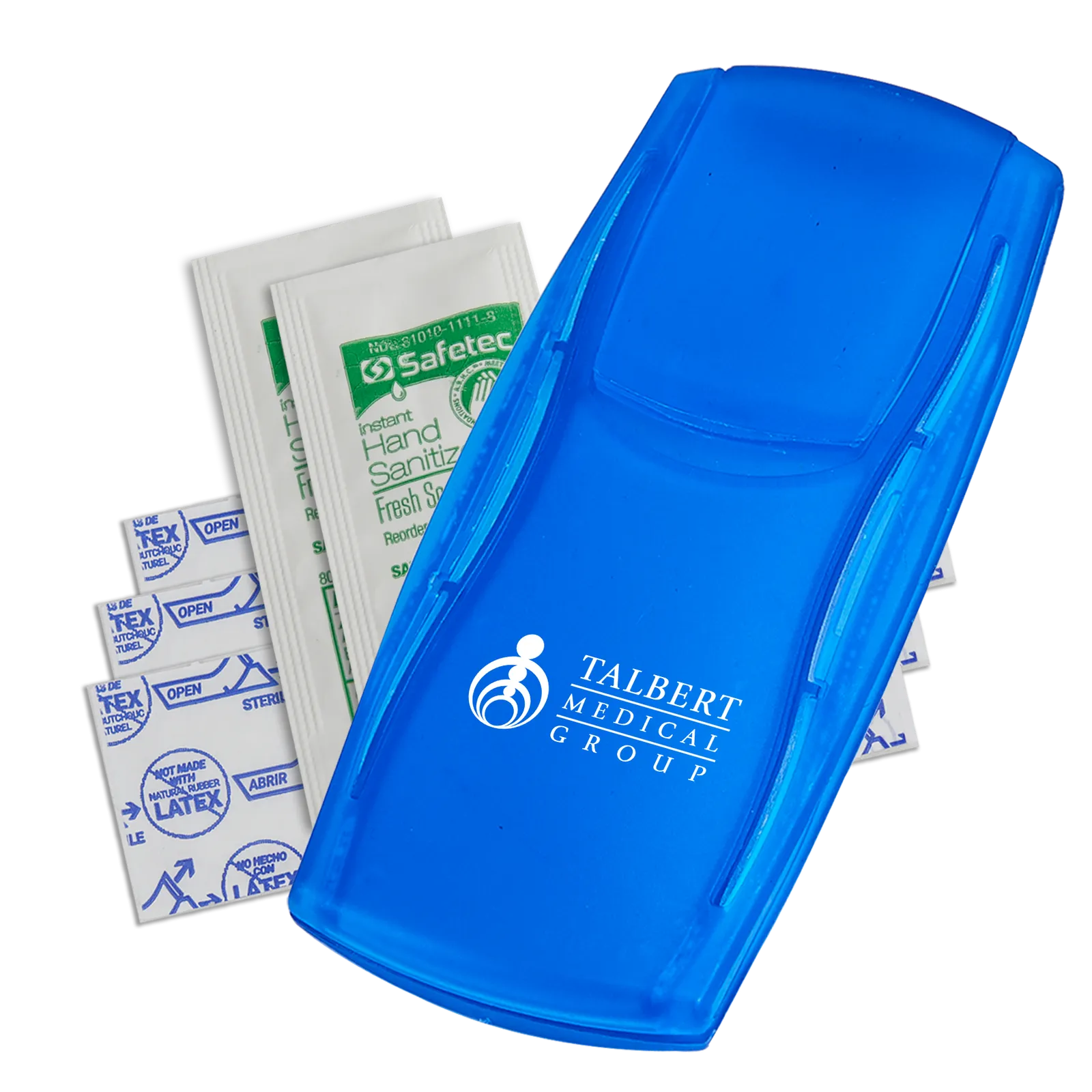 First Aid Kit with Hand Sanitizer Packets - 4 1/2 x 2 in - product view 43