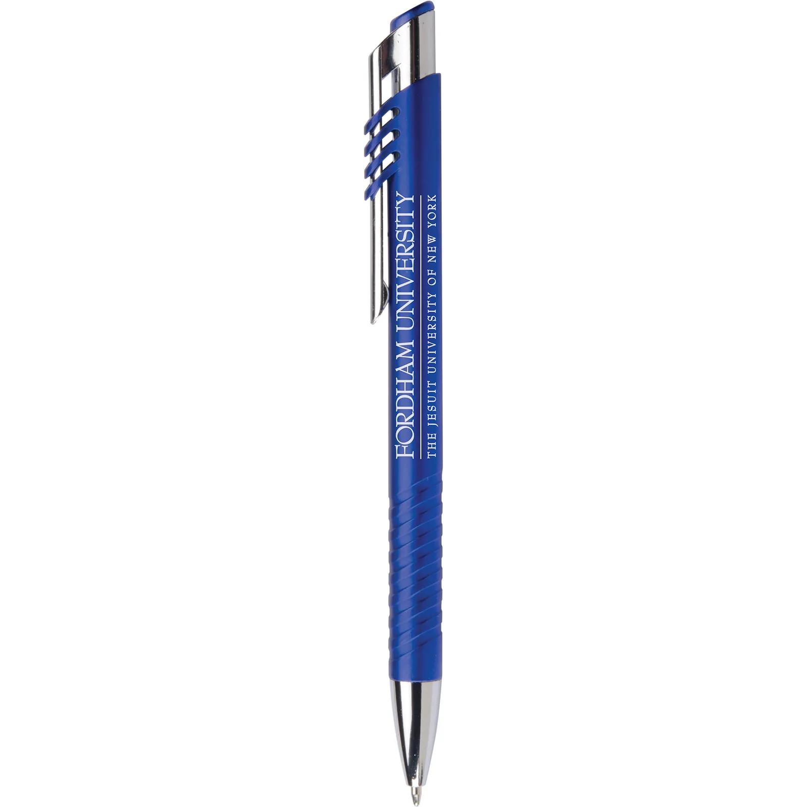Pen with Metallic Barrel and Chrome Clip - 5 1/2 in - product view 4