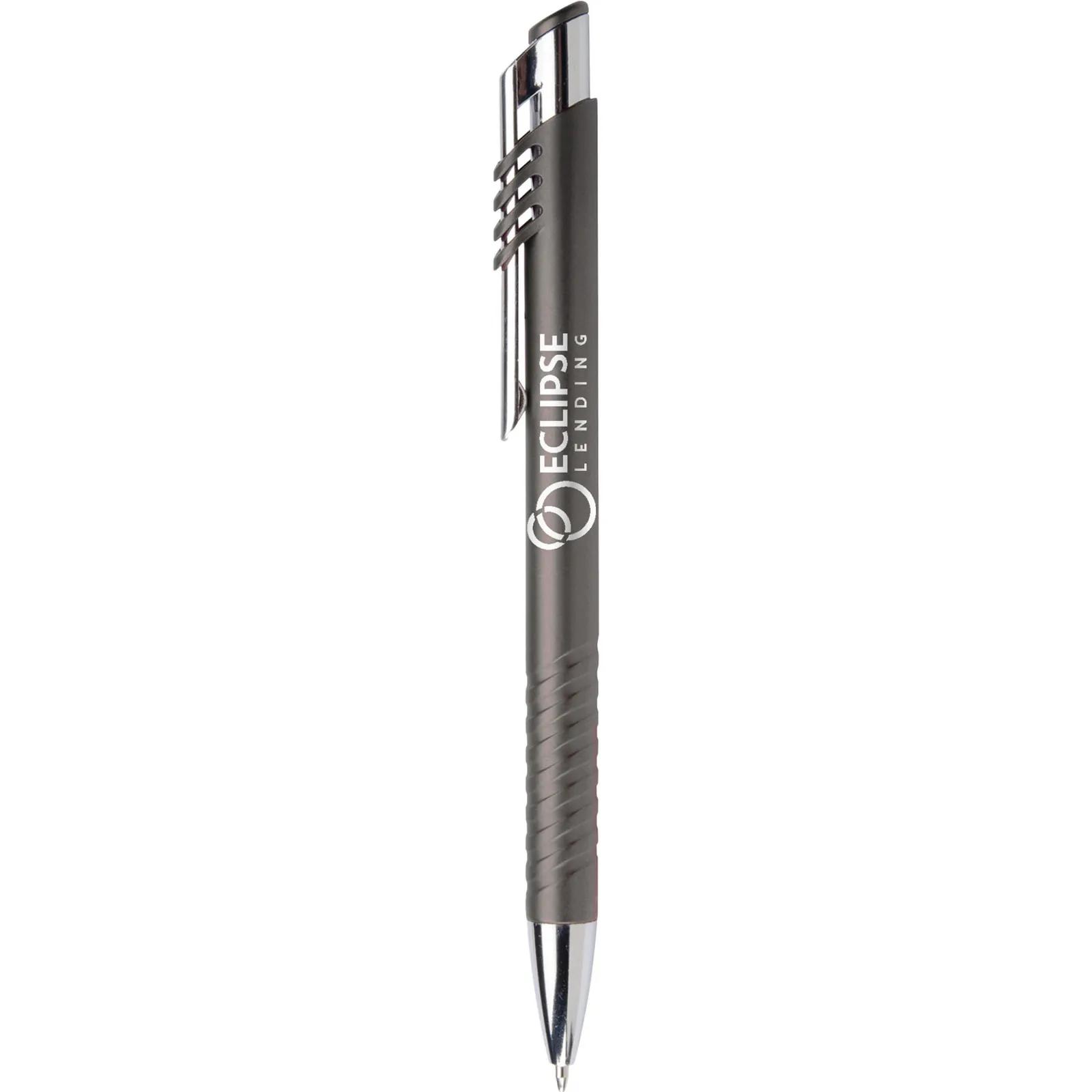 Pen with Metallic Barrel and Chrome Clip - 5 1/2 in - product view 5