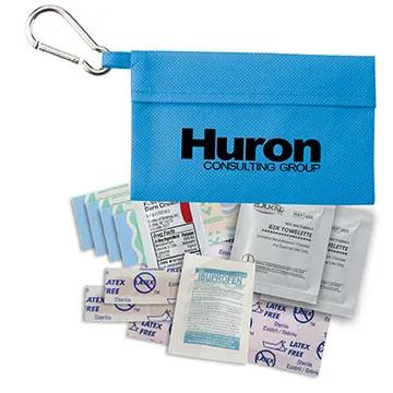 First Aid Kit Non-Woven with Carabiner Clip - 5 x 3 in - product view 7
