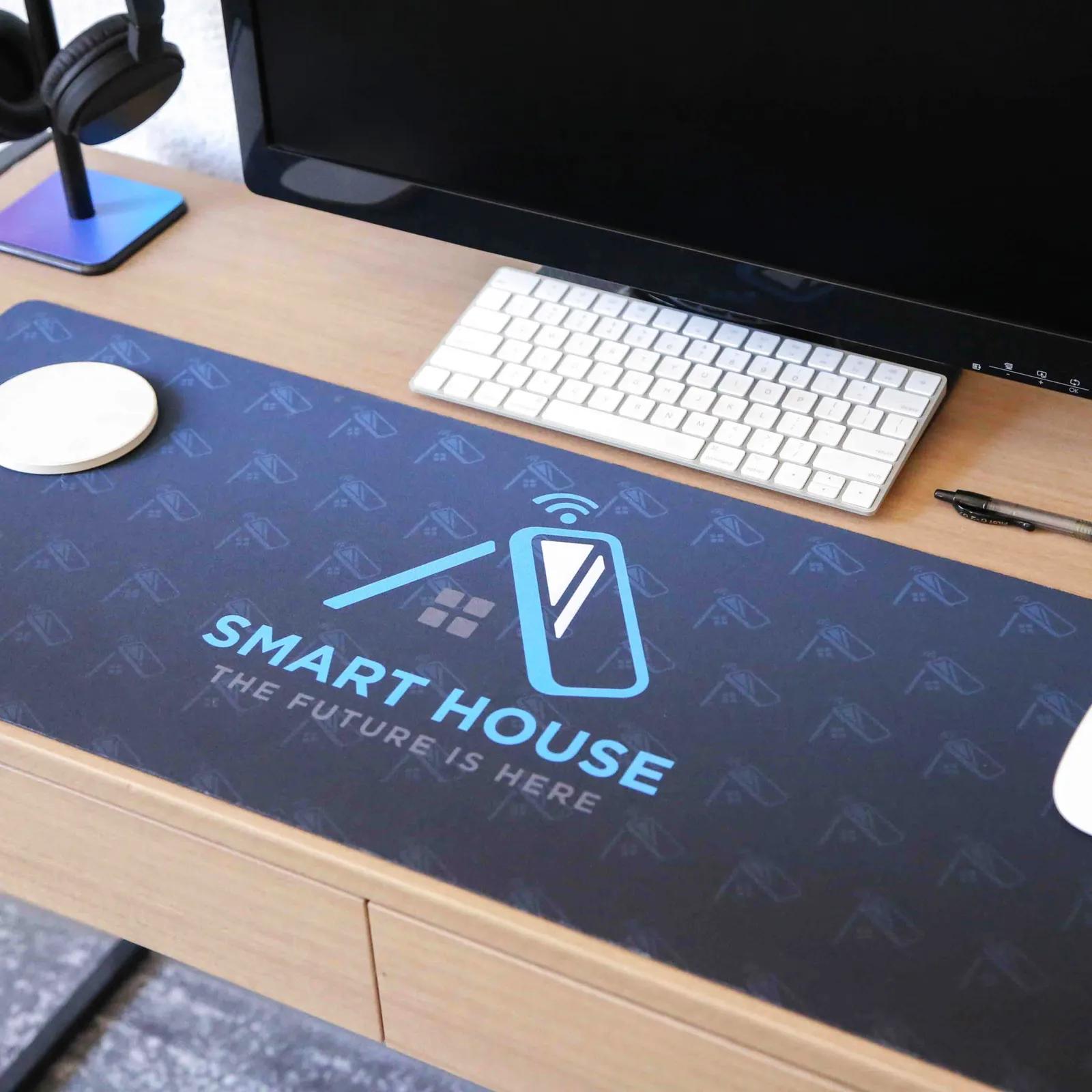 Desk Mat Recycled Rubber with Tube Packaging - 31 1/2 x 11 3/4 in - product view 3