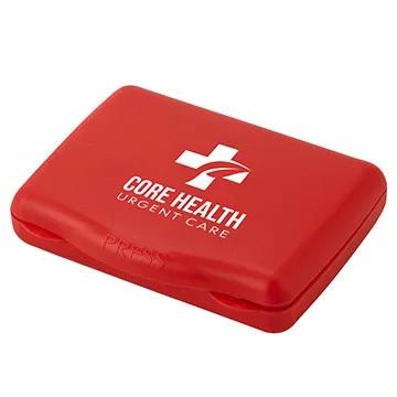First Aid Kit Deluxe Plastic Case - 4 7/8 x 3 3/4 x 1 in - product view 6
