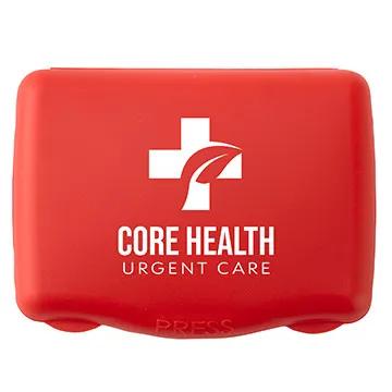 First Aid Kit Deluxe Plastic Case - 4 7/8 x 3 3/4 x 1 in - product view 19