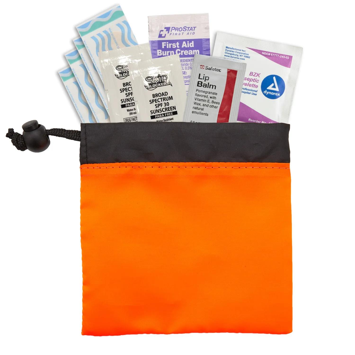 Sun Care Kit Nylon Cinch-Up Pouch - 5 x 5 x 1/2 in - product view 19