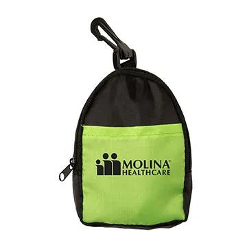 First Aid Kit Mini Backpack Polyester Carabiner - 5 x 4 1/4 in - product view 9