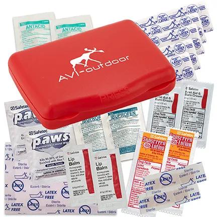 First Aid Kit Outdoor Deluxe Plastic Case - 4 7/8 x 3 3/4 in - product view 9
