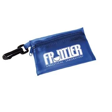 First Aid Kit Translucent Vinyl Pouch Carabiner - 4 3/4 x 3 3/8 in - product view 7