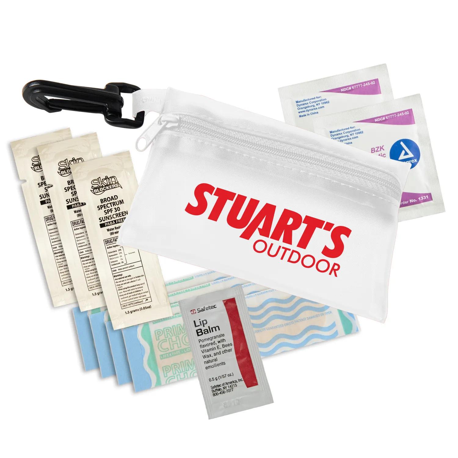 First Aid Kit Sun Care Translucent Vinyl Pouch - 4 3/4 x 3 3/8 in - product view 3