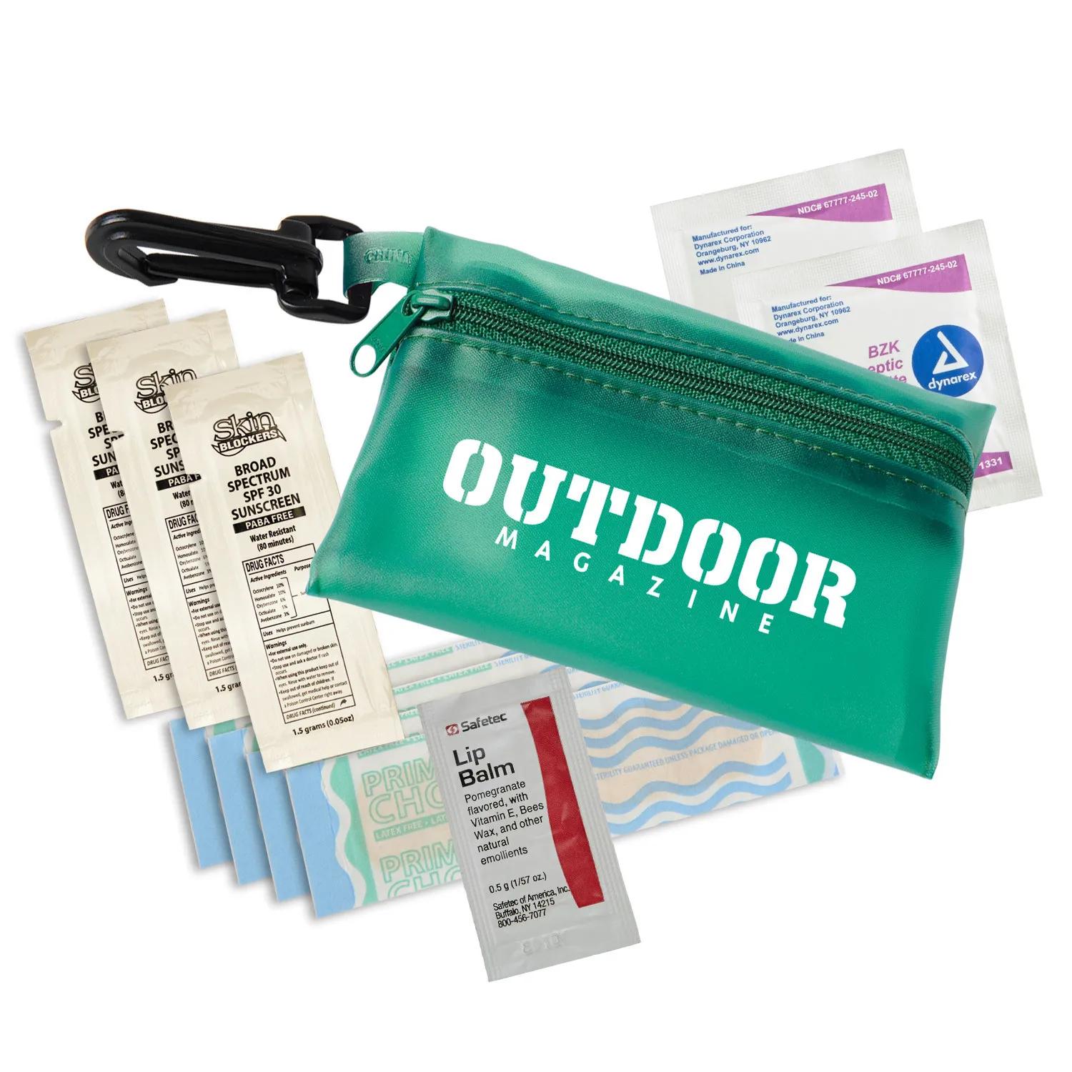 First Aid Kit Sun Care Translucent Vinyl Pouch - 4 3/4 x 3 3/8 in - product view 5
