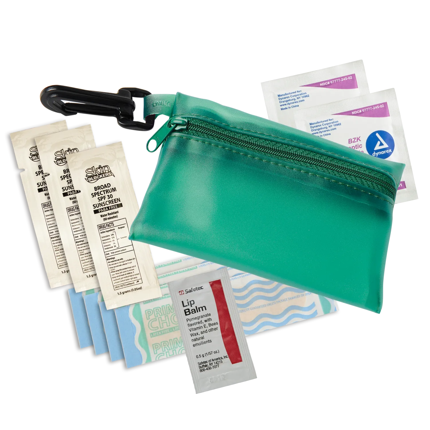 First Aid Kit Sun Care Translucent Vinyl Pouch - 4 3/4 x 3 3/8 in - product view 6