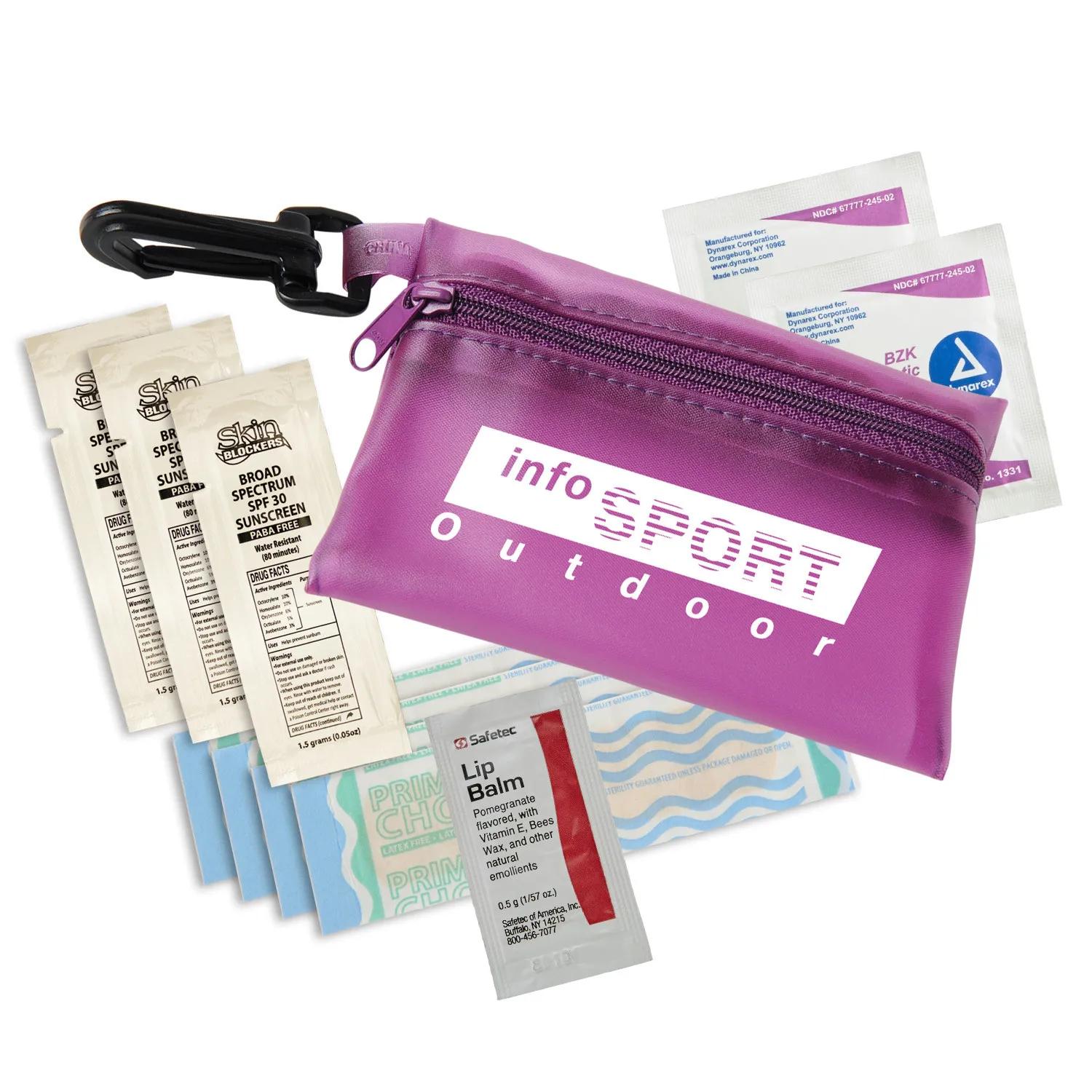 First Aid Kit Sun Care Translucent Vinyl Pouch - 4 3/4 x 3 3/8 in - product view 9